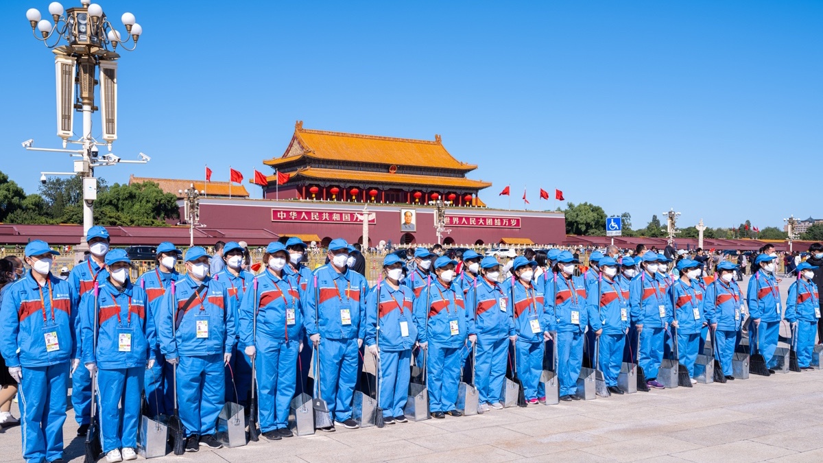 盛世73周年華誕，美汐清潔在天安門(mén)廣場(chǎng)向祖國(guó)獻(xiàn)禮！